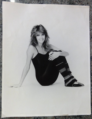Young Beautiful Heather Locklear Model Posing Leg Warmers large  11 x 14 Photo
