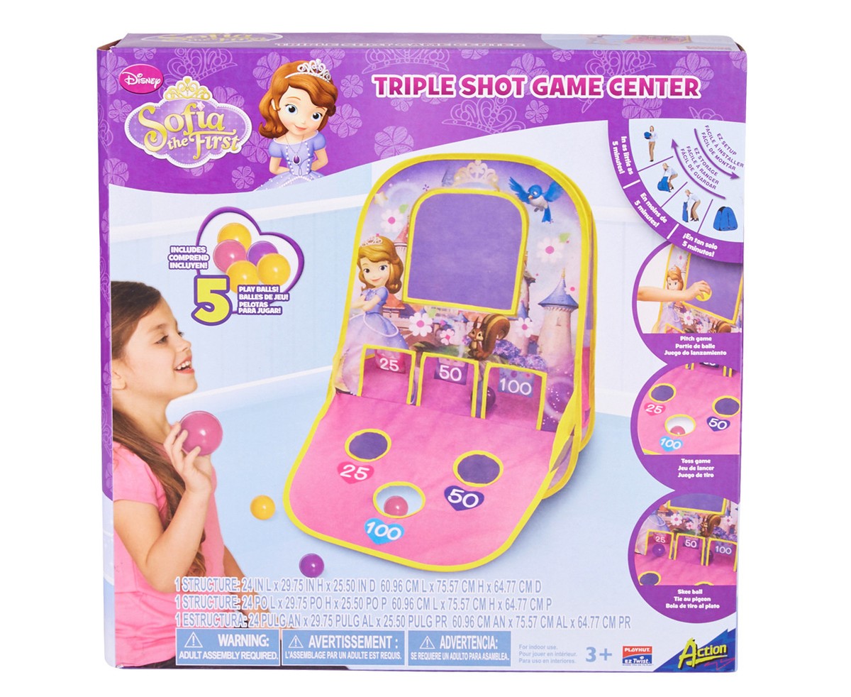 Licensed Disney Princess Sofia The First 3 in 1 Game Center Indoor