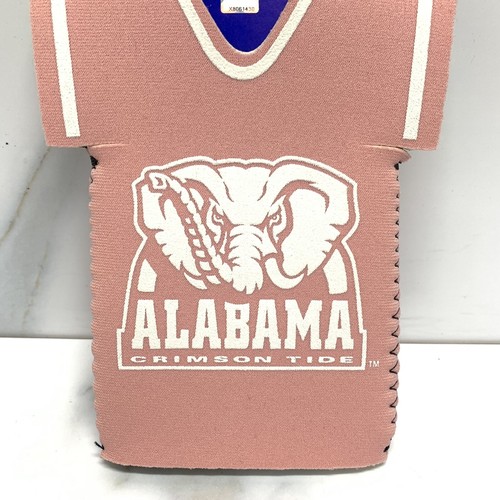 ALABAMA CRIMSON TIDE Mascot PINK "JERSEY" Insulated Bottle Koozie Drink Holder - Picture 2 of 5