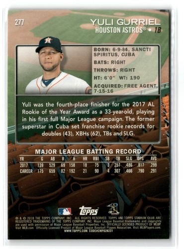 2018 Topps Stadium Club Baseball - Pick - Complete Your Set - Multi-Discount - Picture 55 of 61