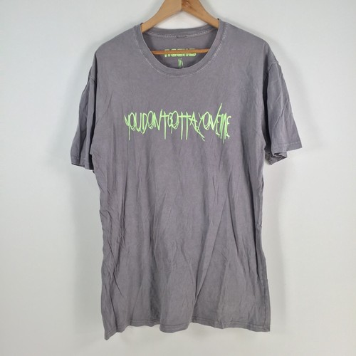 Mecho mens t shirt size M grey short sleeve crew neck cotton 062055 - 第 1/9 張圖片