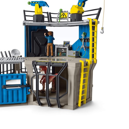 Schleich Dinosaur Toys Science Playset 33-Piece Set Research Station - Picture 8 of 9