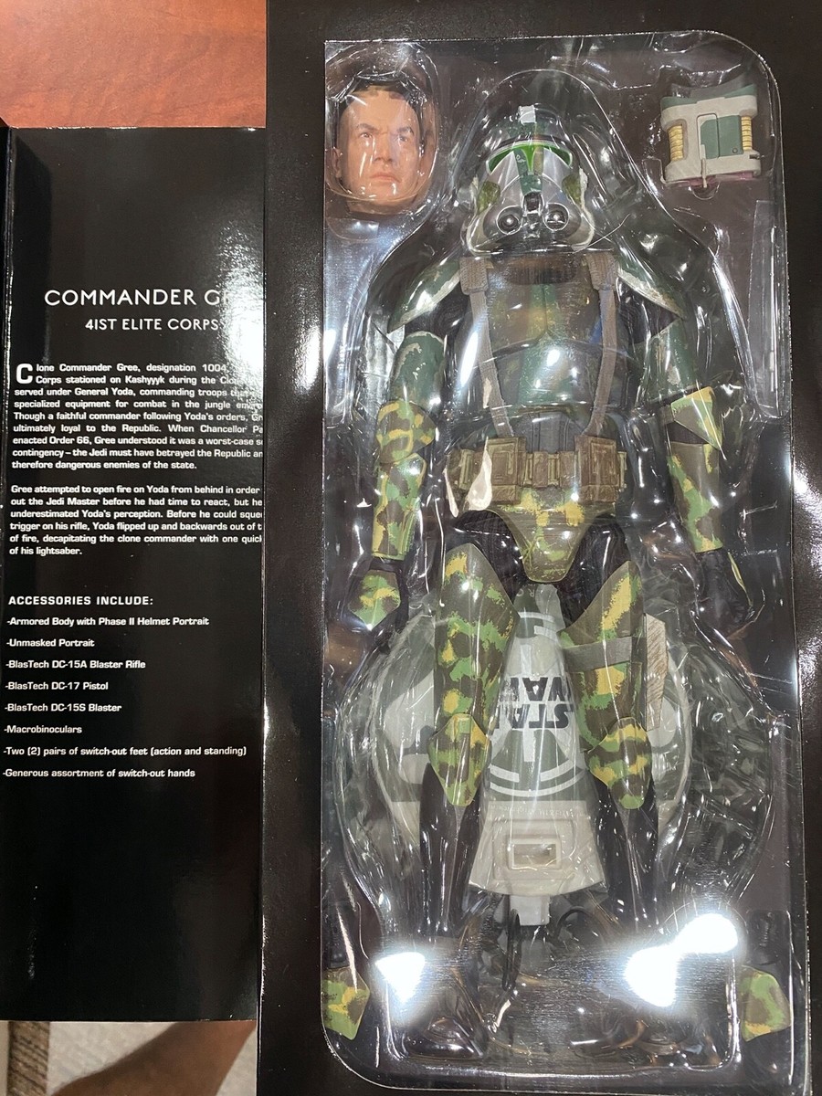 SIDESHOW EX. STAR WARS Commander Gree Star ELITE CORPS-1:6 Scale