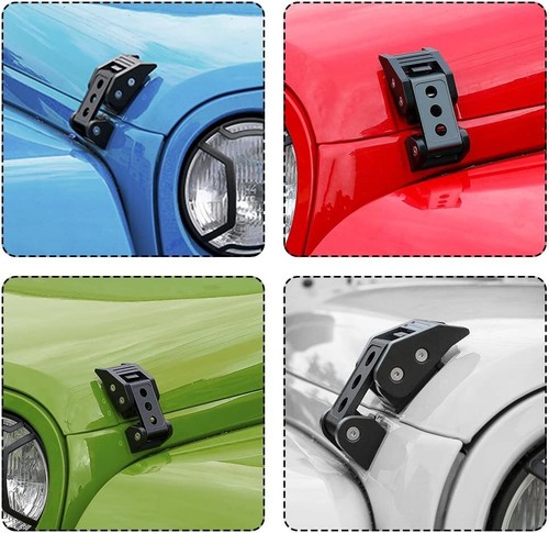 Hood Latch Locking Catch Buckle Fit Jeep Wrangler JK JL Unlimited 07+ Accessorie - Picture 6 of 7