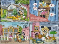 st. vincent 1978-1981 (complète edition) neuf avec gomme originale 1992 walt-dis