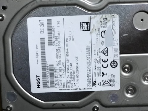 HGST, 2TB , HUA724020ALE640, 3.5, Tested working 100 % - Picture 2 of 5