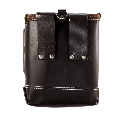 Heavy Duty Oil Tan Leather Iron Worker's Nuts-Bolts-Nails Tool Pouch Belt Holder - Picture 2 of 11