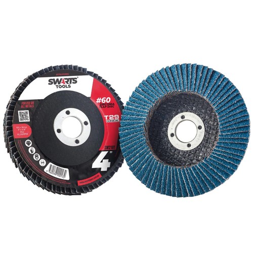 4” 100mm Premium Zirconia Flap Disc / Wheel Angle Grinder Sanding Disk for Metal - Picture 17 of 26