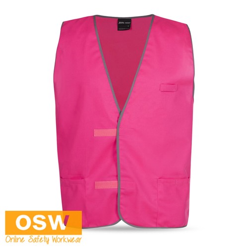 5 x Unisex Mens Ladies Womens Work Tricot Coloured Vests - 10 Colorways - 6HFV - Picture 9 of 32