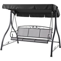 Patio Swing Canopy 3 Person Yard Garden Hammock Outdoor Furniture Porch Bench Patio Swing Canopy 3 Person Yard Garden Hammock Outdoor Furniture Porch Bench