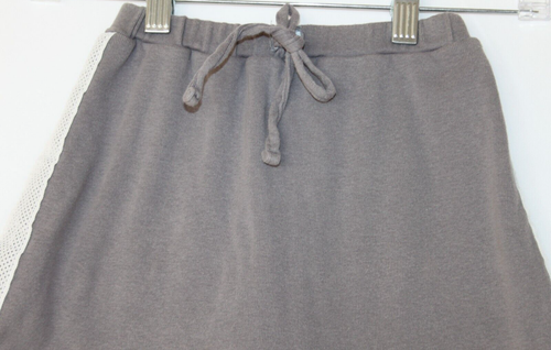 VTG 90's ARIZONA JEAN CO YOUTH GIRLS GRAY ATHLETIC SKORT SHORTS SZ S 7-8 STRIPE - Picture 4 of 12