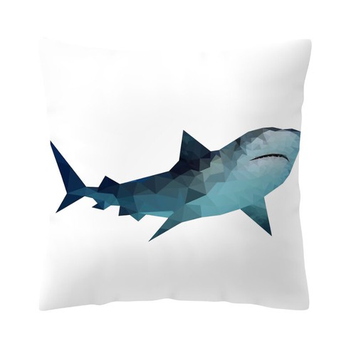 Beautiful Marine Cushion Set Whale Fish Group Coral Shark Clown Fish Anemone - Picture 16 of 24