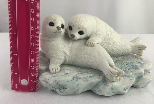 Polar Expedition Collection Harp Seals Fine Porcelain 1990 Maruri USA P-9005 - Bild 5 von 8