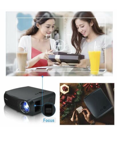 CAIWEI 10000lms Native 1080P Projector Office Multimedia Home Theater LED Movie - Picture 9 of 16