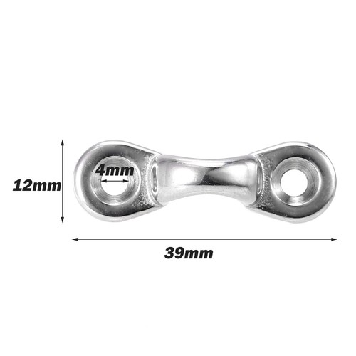 6PCS Kayak Pad Eyes Stainless Steel Tie Down Deck Loops Fastening Gear Kit - Picture 8 of 8