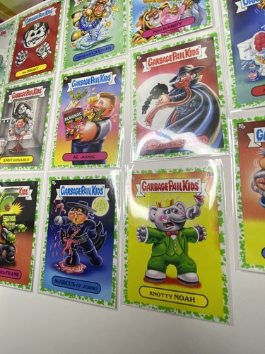 Garbage Pail Kids✨14 tarjetas raras Green Booger como nuevas ✨ - Imagen 7 de 9