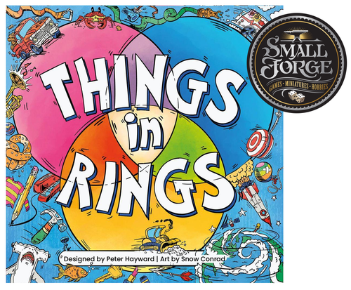 Things In Rings, All Play Games. Word Association in Venn Diagram 2-6 Player NEW - Picture 3 of 8