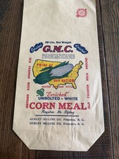 G.M.C. Enriched Corn Meal Girly Milling Company. Princeton, N.C In Florence, SC