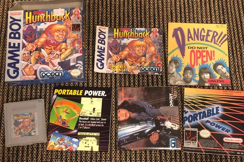 Super Hunchback (Nintendo Game Boy) Box Buch Spieleinlagen