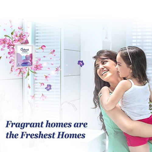 Odonil Zipper Air Freshener Bathroom Toilet Car Assorted Pack of 5 Free Shipp - Picture 2 of 4