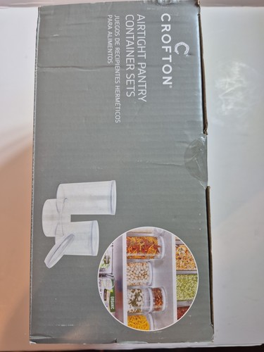 New In Box Crofton 3 Airtight Pantry Container & Lids Round - Picture 8 of 10