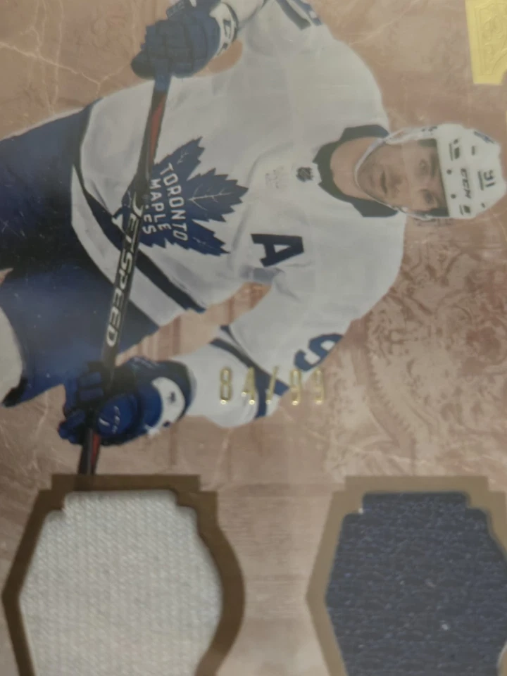 2019-20 Upper Deck Artifacts John Tavares Dual Patch #74/99 Toronto Maple Leafs - Image 2 of 3