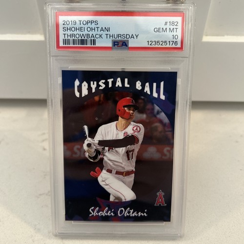 2019 TOPPS THROWBACK THURSDAY #182 SHOHEI OHTANI PSA 10 - Picture 1 of 3