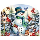 Briarwood Lane Snowman and Birds Acrylic Art Sign
