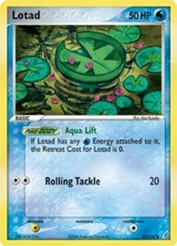 Lotad (#55/100) - Reverse Holofoil EX - Crystal Guardians NM Pokemon