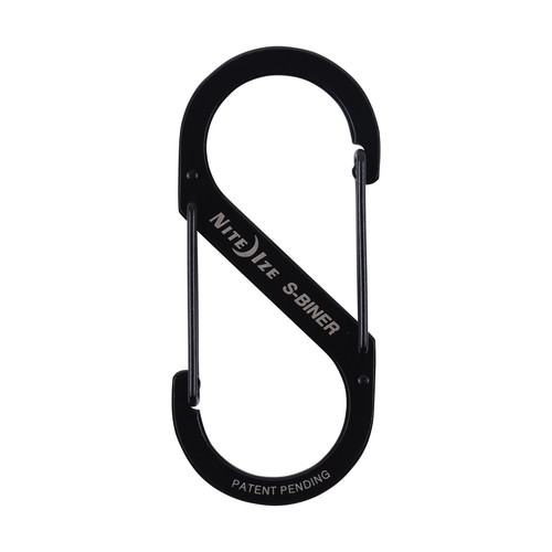 Nite Ize S-Biner Stainless Steel Dual Carabiner #4 - Black (3-Pack) - Picture 3 of 3