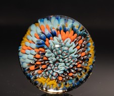 Borosilicate Coral Reef Marble Handmade Display Orb Biology Gift