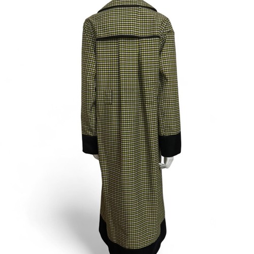 CUE REVERSIBLE NEON CHECK TRENCH SIZE:10 RRP:$525.00 - Picture 7 of 11
