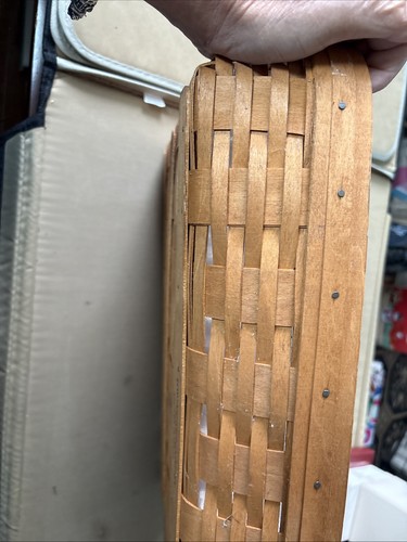 Longaberger Hostess großes Serviertablett Korb mit 10-fach geteiltem Schutz - Bild 22 von 24