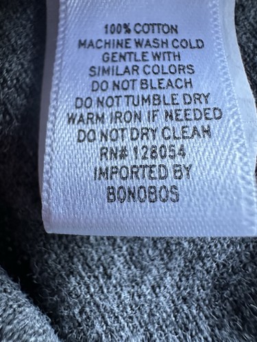 Bonobos Men's Stretch Pique Polo in Heather Dark Grey Slim Fit Size Small Preppy - Picture 6 of 6