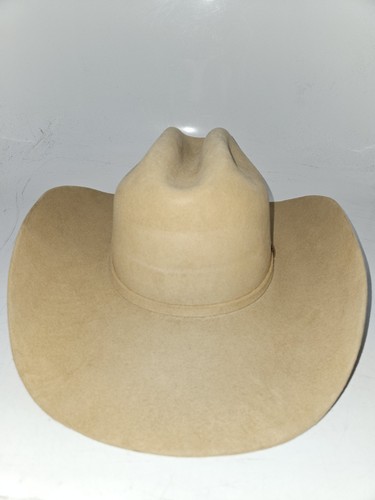 Resistol 6X Midnight Butterscotch Felt Cowboy Hat Men's Size 7  1/2 - Bild 3 von 11