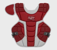Rawlings MACH Baseball Catcher's Chest Protector Intermediate 15.5" Scarlet