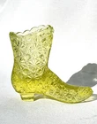 Vintage Fenton or Boyd Daisy & Button Glass Boot Figurine