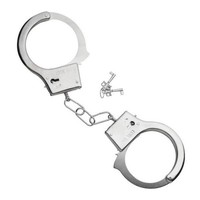 Widmann S.R.L. 8212413 - Handschellen Metall 28 Cm Lang NEU