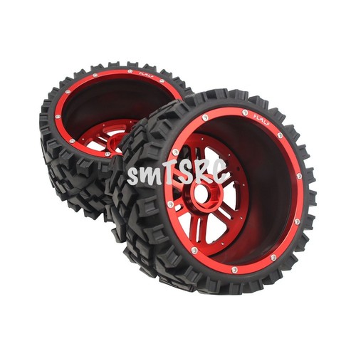 Rear Complete Tire 2pcs All Terrain 170*80mm For 1/5 HPI RV KM Baja 5B SS 2.0 - Picture 10 of 42