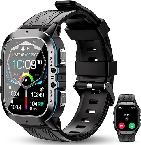 Smartwatch OUKITEL BT20 (BT20-BE/OL) Schwarz, Blau OUKITEL - 第 1/5 張圖片