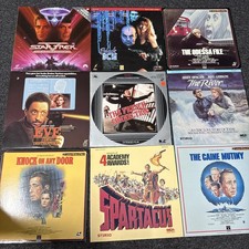 Laserdiscs Lot of 9 Movies see photos for titles LD