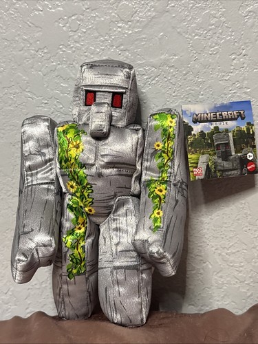 NEW Iron Golem Plush with Tags by Mattel from the Minecraft Movie