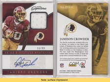 2016 Panini Prime Signatures Signature Swatches /99 Jamison Crowder #PSS-JC Auto