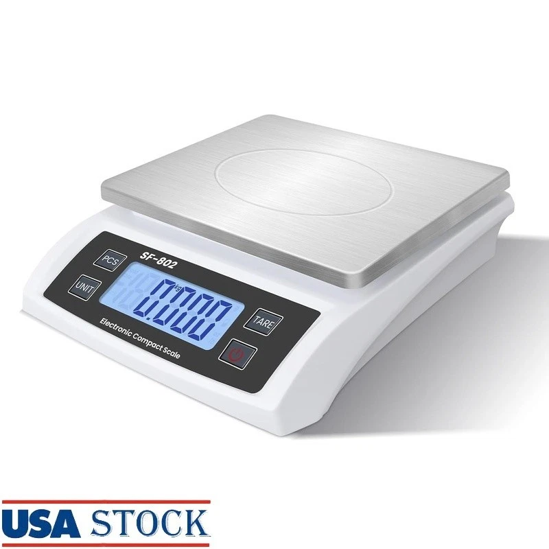 High Precision Digital Kitchen Scale Waterproof LCD Tare Food Scale 66lb New