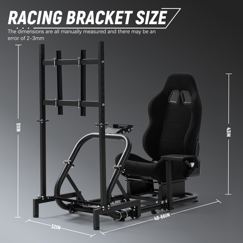 Hottoby Racing Simulator Cockpit Or Seat Fit Logitech G920 G923 Thrustmaster - Picture 74 of 97