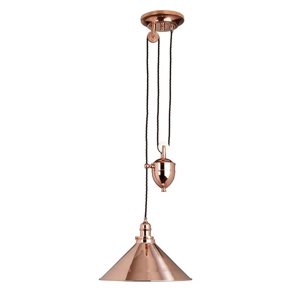 Kupferrot Klassisch Skandinavisch HäNgelampe Pendelleuchte 1X100W/E27-image