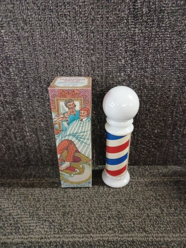 Vintage Avon Barber Pole Decanter With Box (Full/Partial)