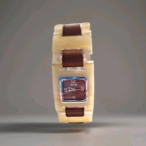 Orologio Vintage Michael Kors Donna 24mm MK 4071 Quadrante Marrone Bracciale Funzionante FUNZIONANTE. OF