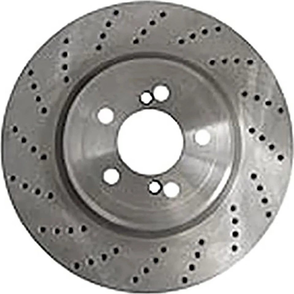 Rotor de freno de disco trasero izquierdo derecho Bendix 2 piezas para BMW M5 2006 2007 2008 2009 2010 Foto 4 de 4