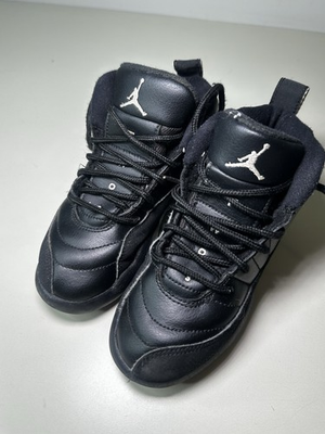#ad Nike Air Jordan 12 Retro The Master Bleck And White Size 11C $30.79